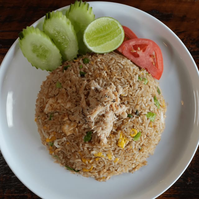 Crabmeat Fried Rice.