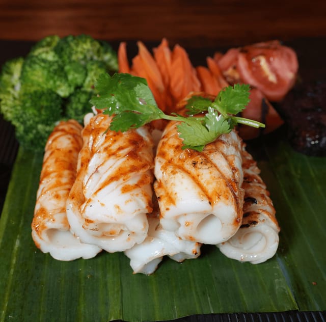 Grilled Squid.