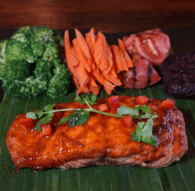 Grilled Salmon.