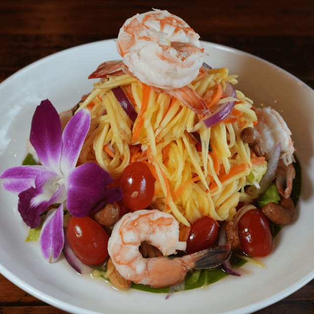 Mango Shrimp Salad.